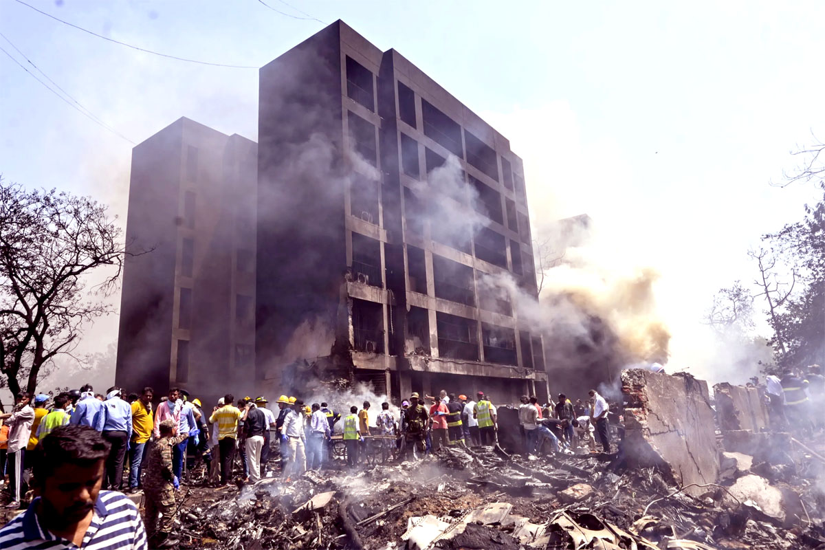 Filmmaker missing after Ahmedabad plane crash.